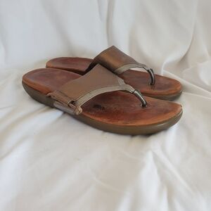 Gentle Souls Metallic Got It Sandals sz 9